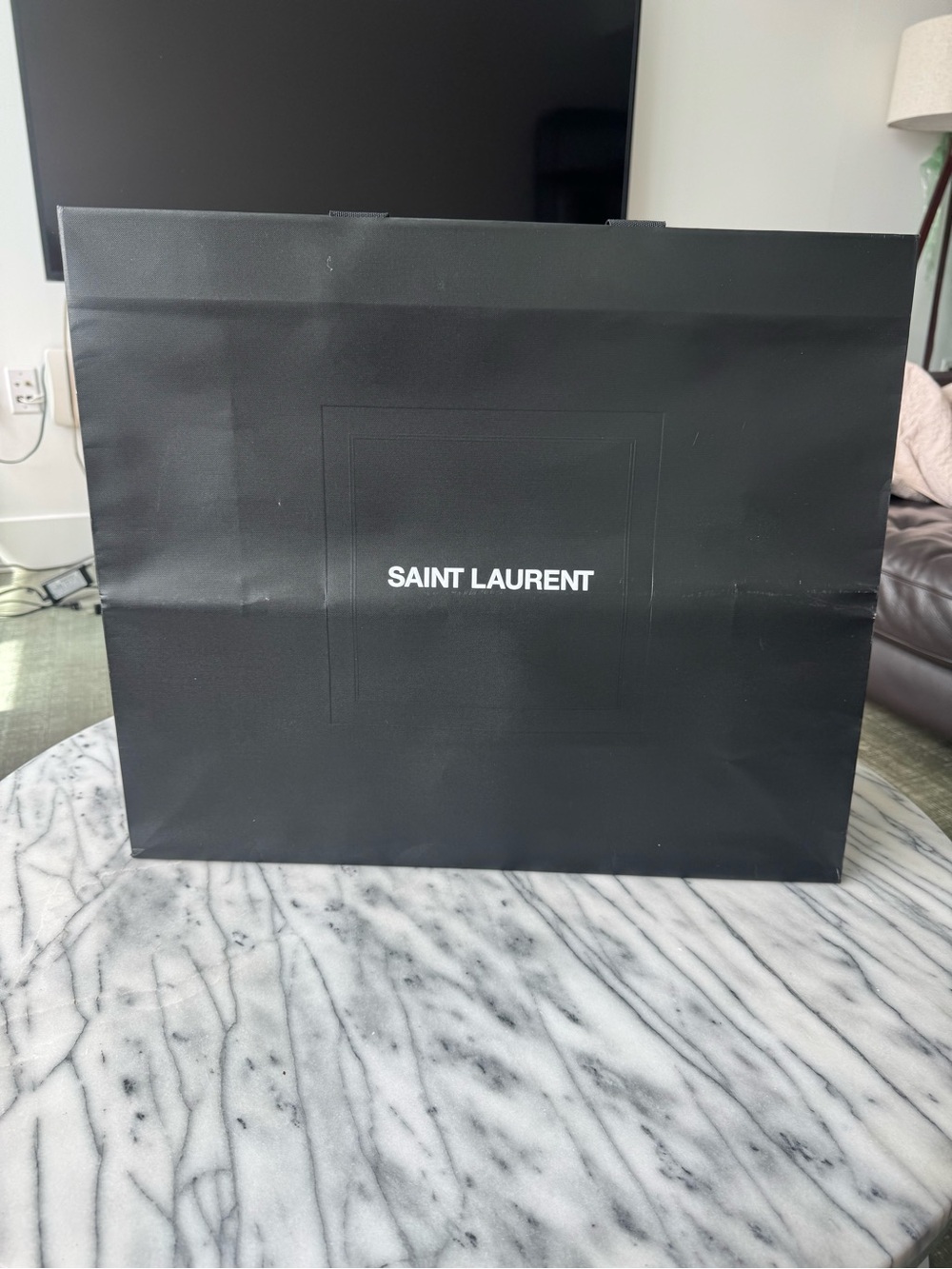 XL Saint Laurent Empty Shopping Bag
